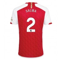 Arsenal William Saliba #2 Hemmatröja 2023-24 Korta ärmar